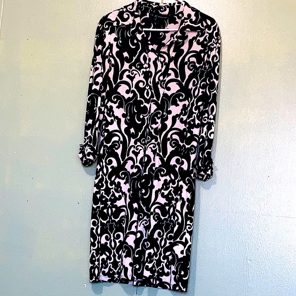 Black and white dress